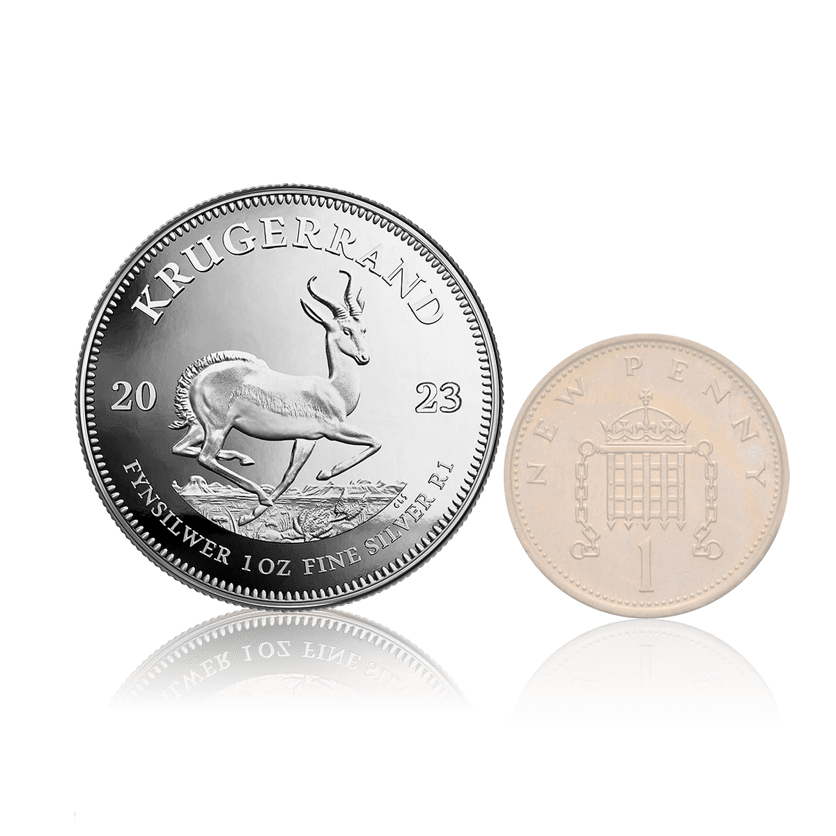 1oz Silver South African Krugerrand (2023) 5